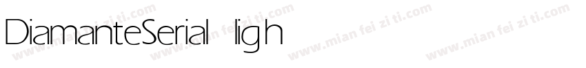 DiamanteSerial light字体转换